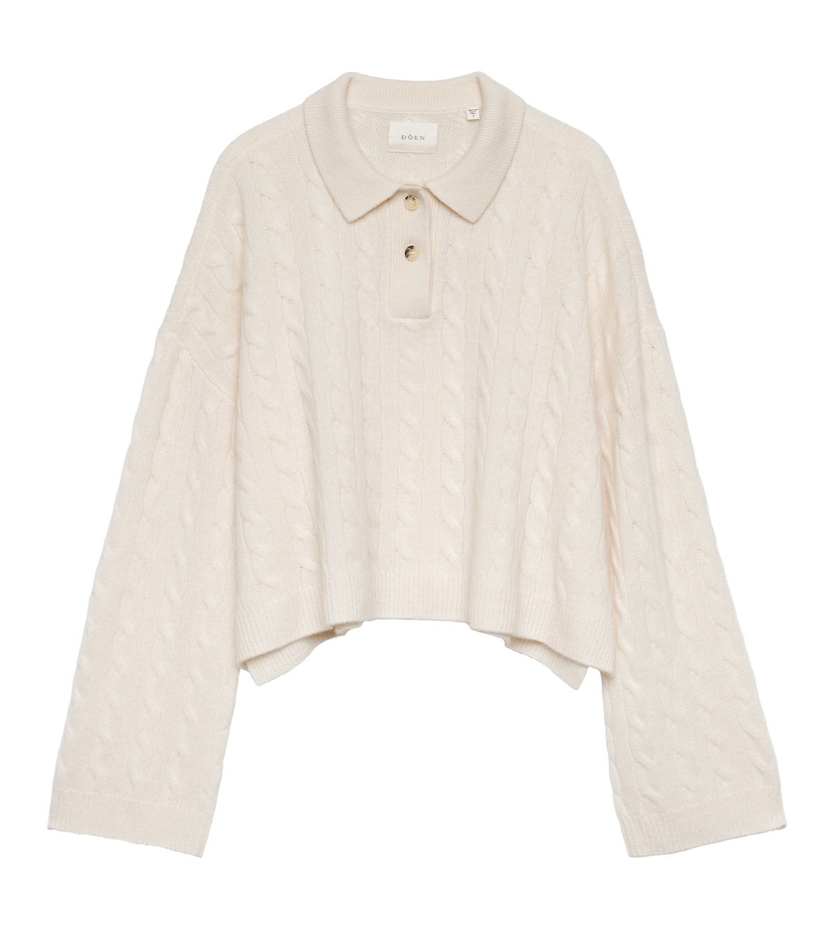 CAMBRIDGE CASHMERE SWEATER -- MAGNOLIA