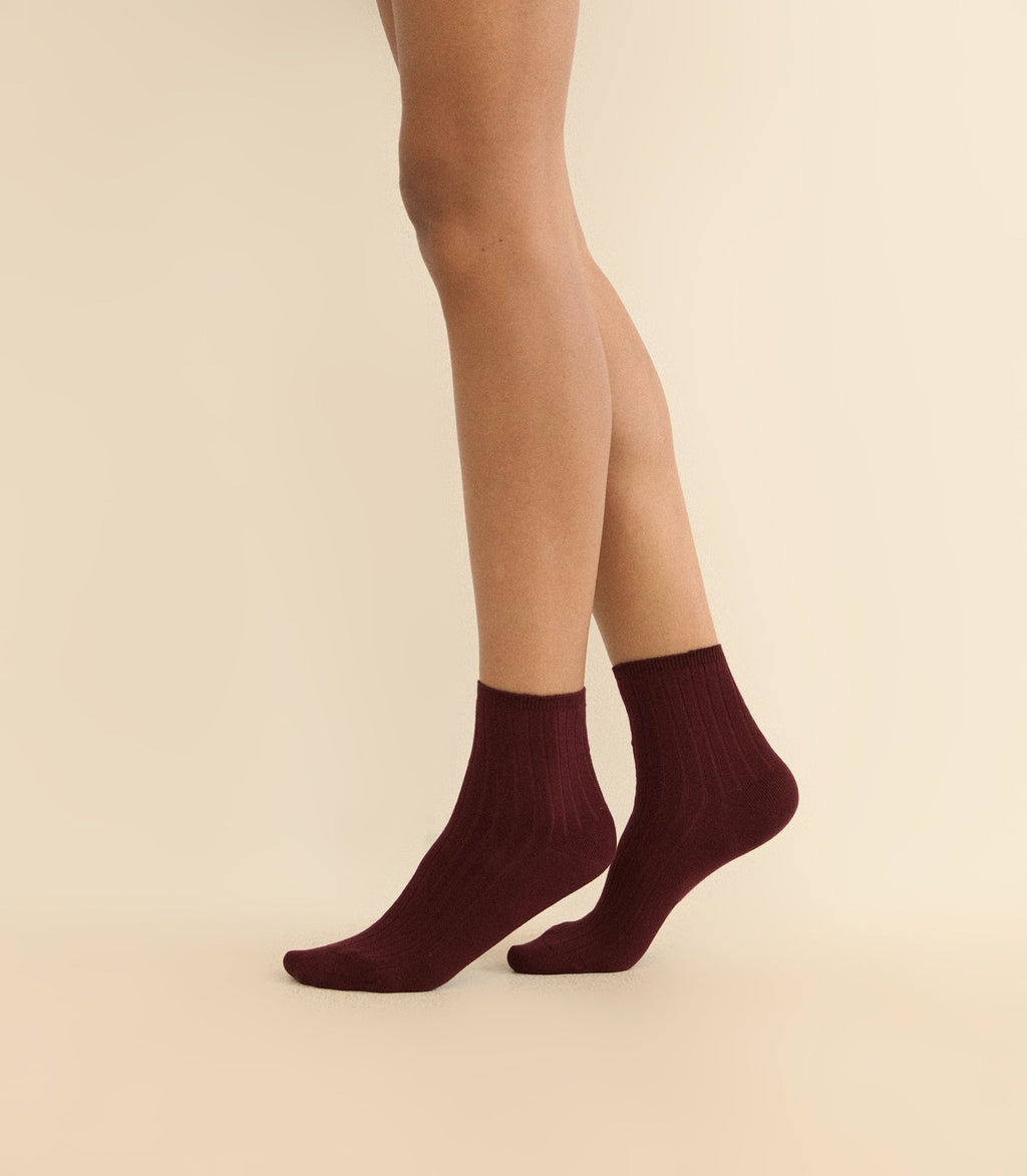 COLLÉGIEN LA MINI ANKLE SOCK -- BORDEAUX