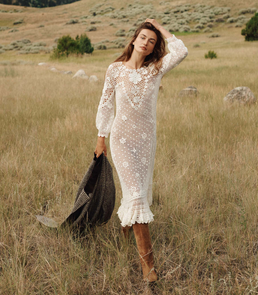 FLORIA DRESS -- PEARL