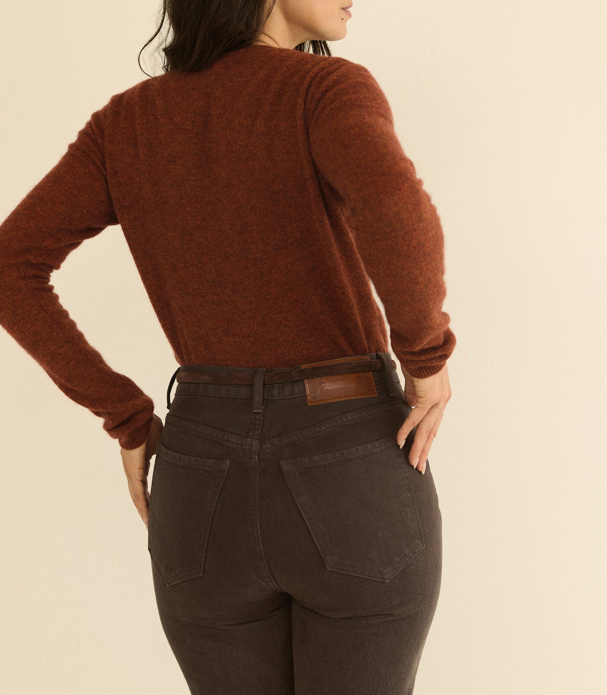 ONDINE JEAN -- EQUESTRIAN BROWN WASH