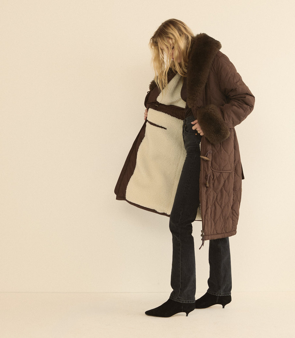 HEMLOCK COAT -- CHOCOLATE BROWN