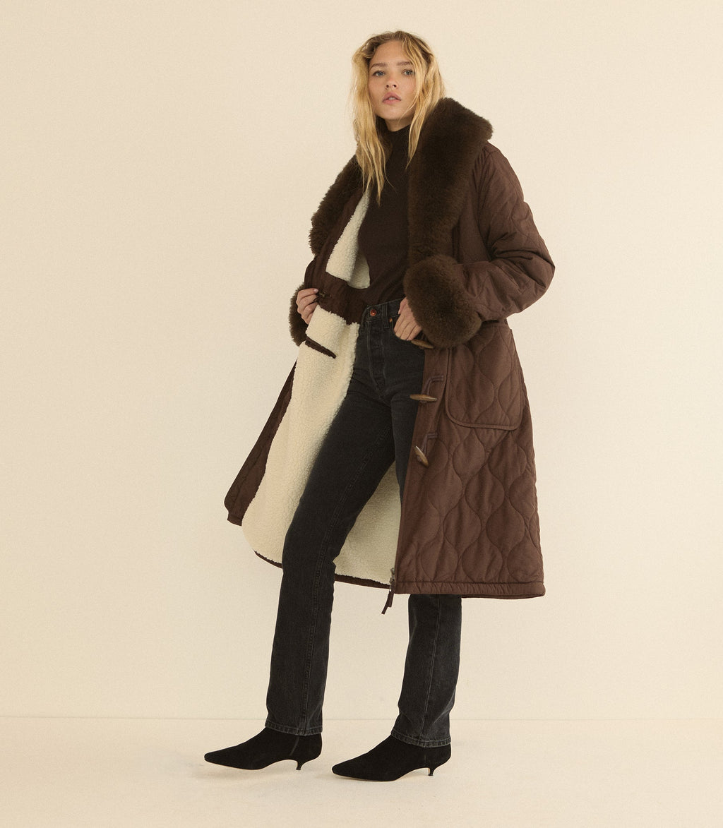 HEMLOCK COAT -- CHOCOLATE BROWN