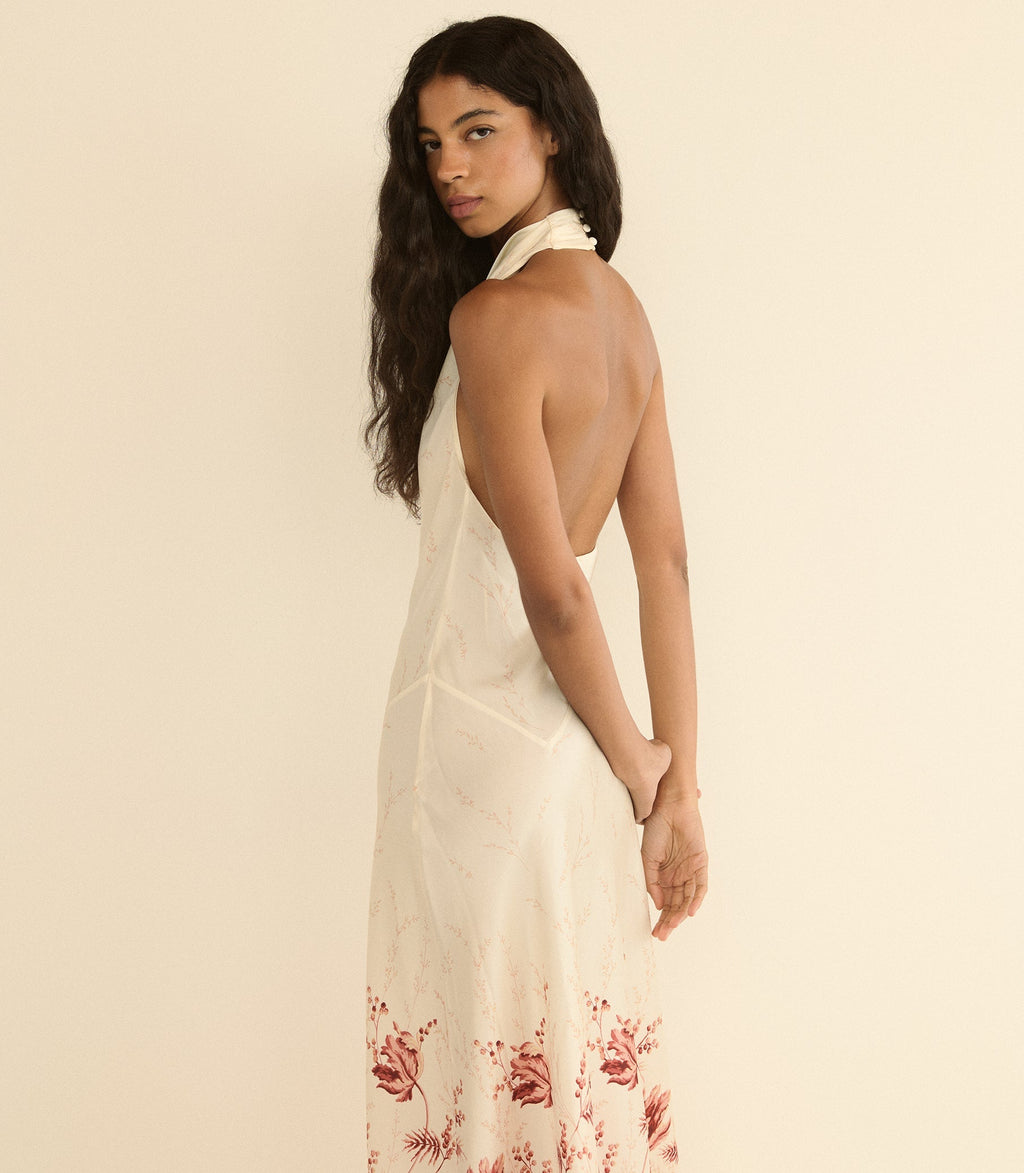 ISMERIE DRESS -- WINDSWEPT TULIPS