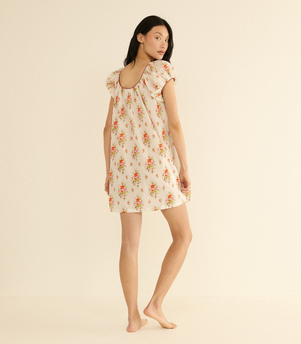 JULIA DRESS -- ROSE PETIT BOUQUET DE CHAMONIX