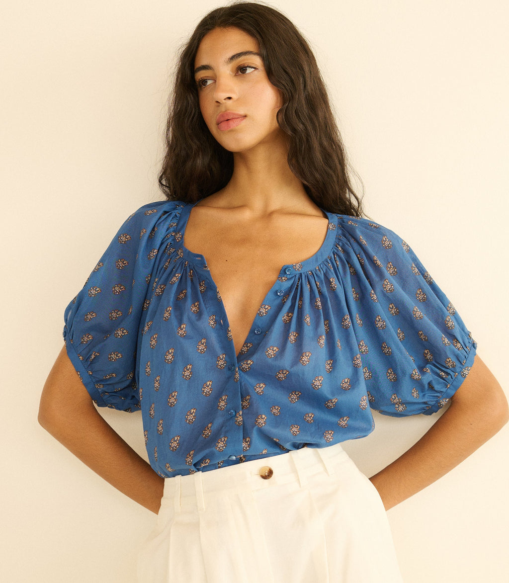 JUNE TOP -- EARTHA PAISLEY