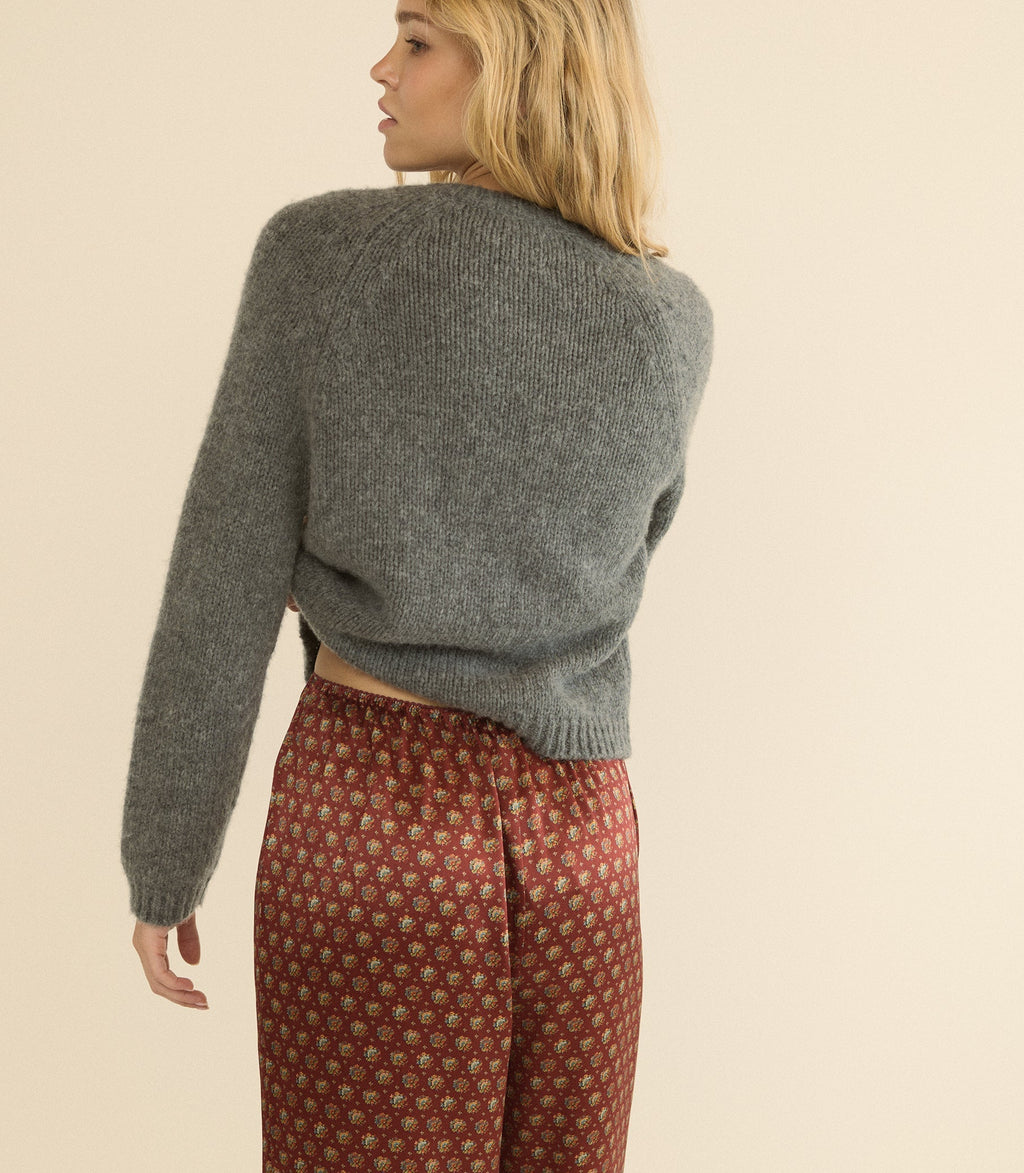 LAVON FRINGE PANT -- SAN SEBASTIAN FOULARD