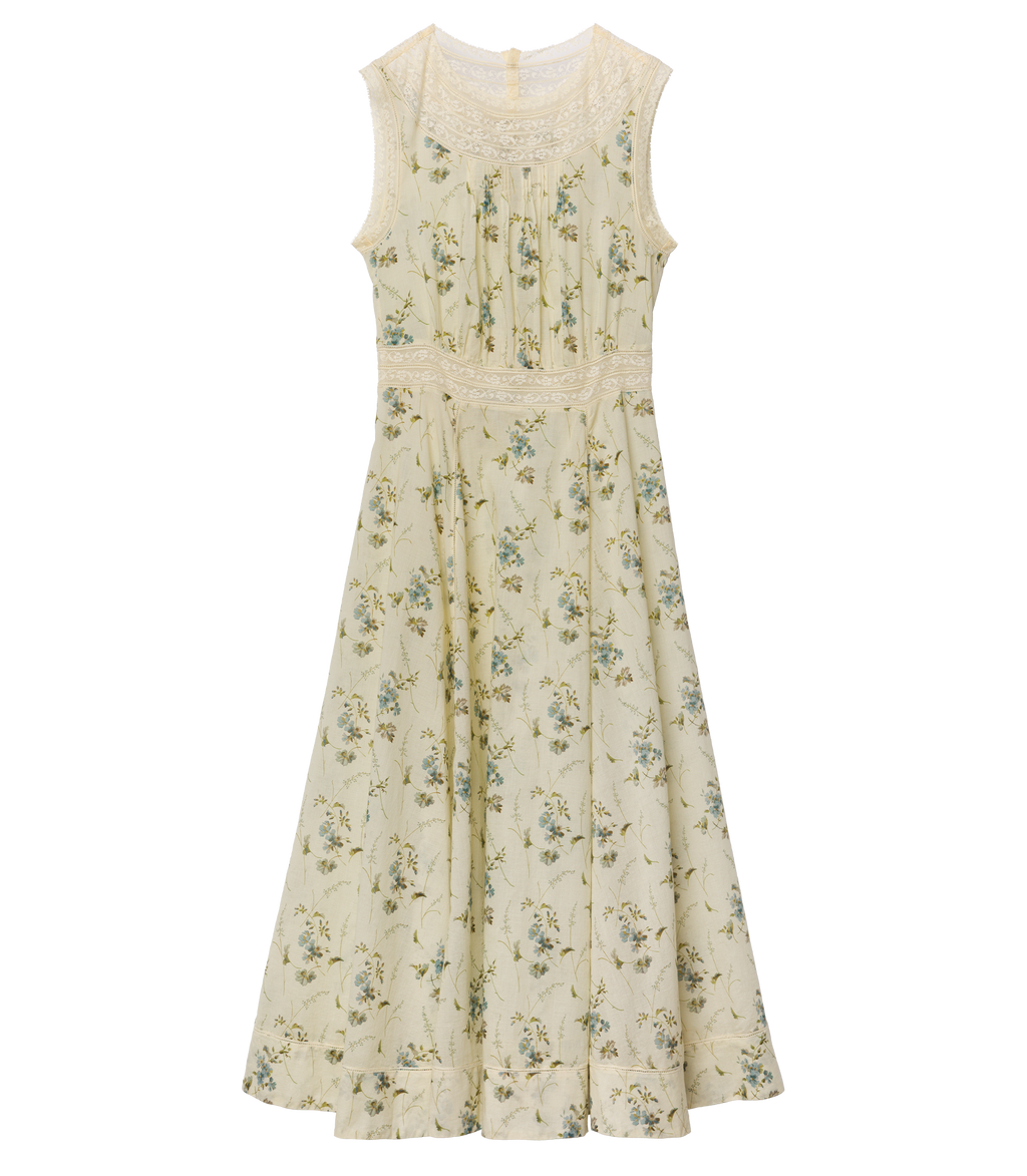 LILIANE DRESS -- SUNSHINE PRAIRIE ROSE