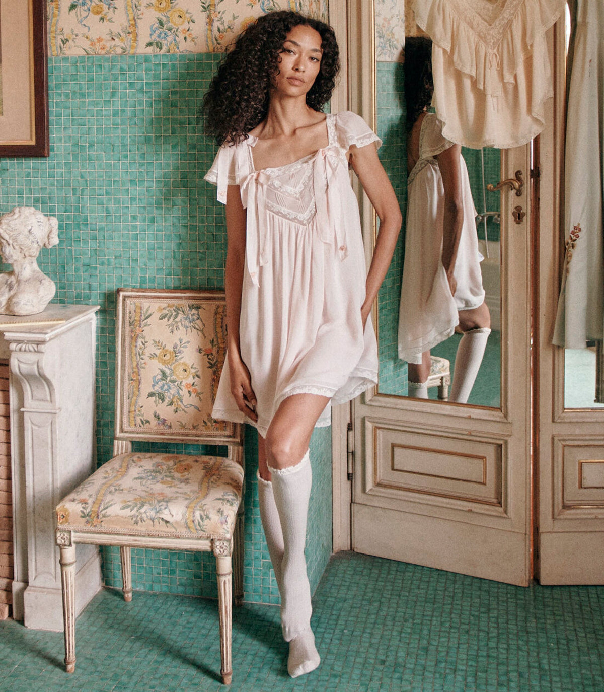 MAEVIE DRESS -- ROSEBUD