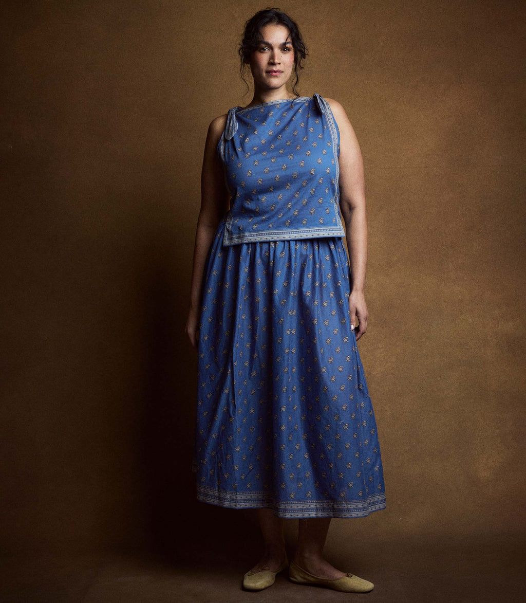 MARCIETTE SKIRT -- EARTHA PAISLEY