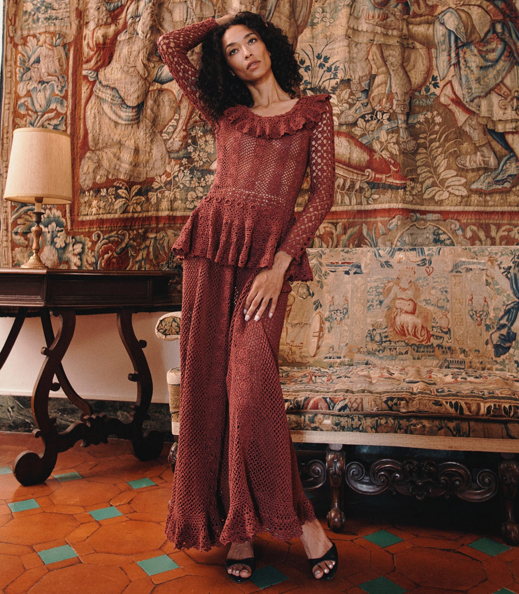 NORÈNE DRESS -- VIEUX ROSE