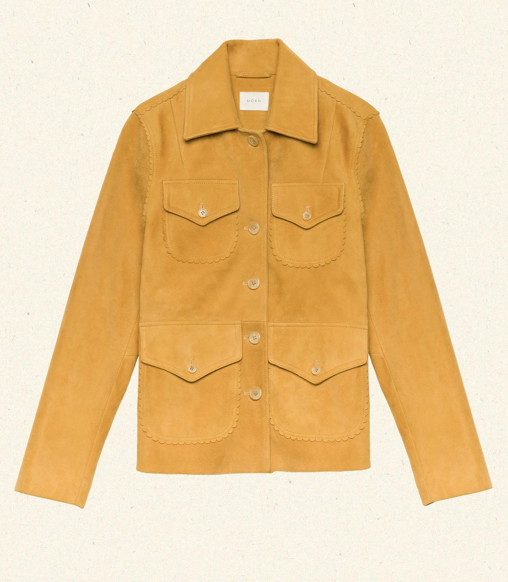 VARTAN JACKET -- WILD CHICORY