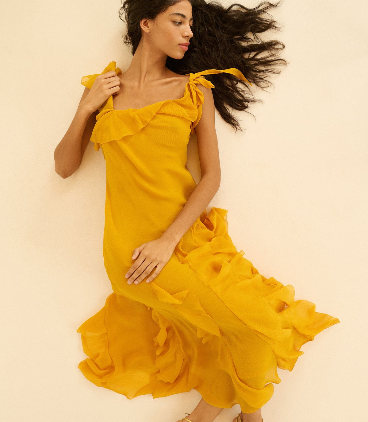 ZELIA DRESS -- SUNFLOWER
